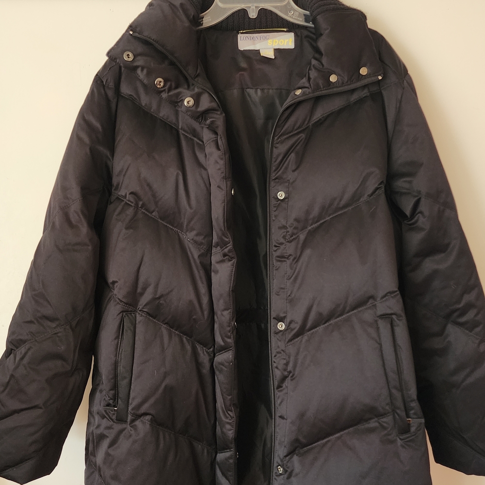 London Fog Black Puffer Jacket